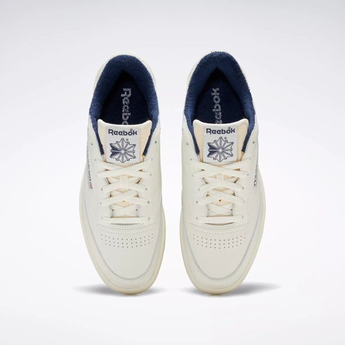  Reebok Lifestyle Club C 85 Chalk/Classic White/Collegiate Navy  9.5