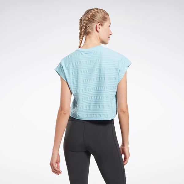 Perforated T-Shirt - Blue Pearl | Reebok