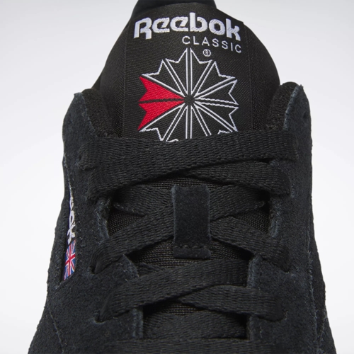 Leather SP Women's Shoes - Core Black / Vector Blue / Vector Red | Reebok