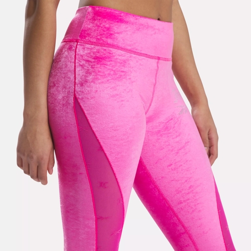 Reebok pink leggings sales