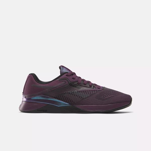 Reebok Women s Nano X4 Women s Shoes Black Midnight Plum Digital Coral 9.5 B Medium