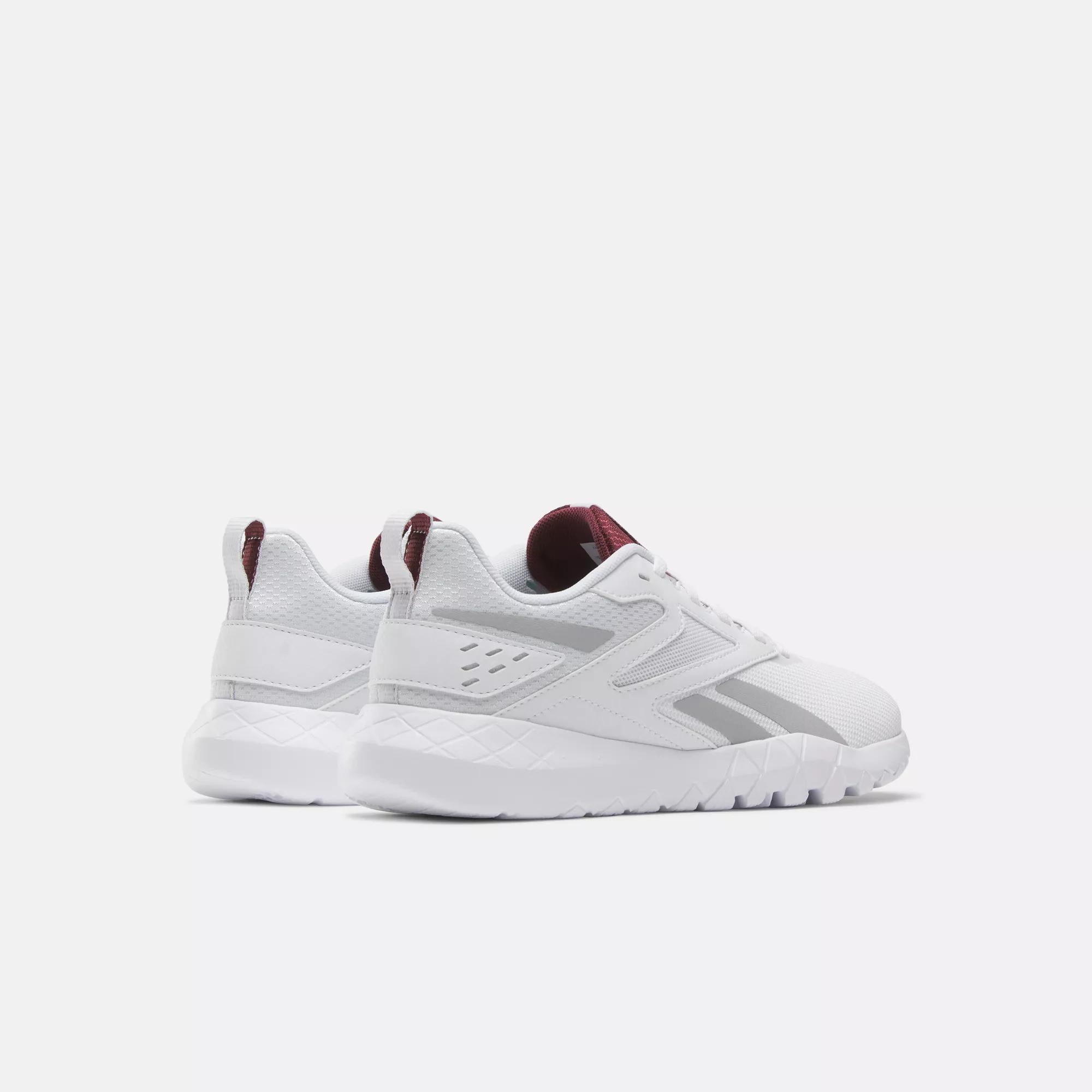 Flexagon Energy 4 Women's Training Shoes - White / Pure Grey 3 / Classic  Maroon | Reebok