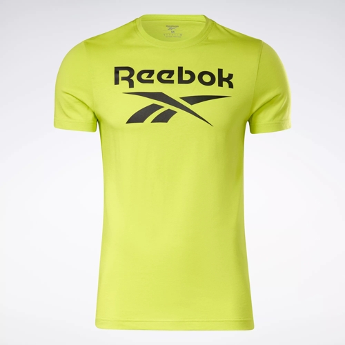 Reebok Men's T-Shirt - Yellow - S