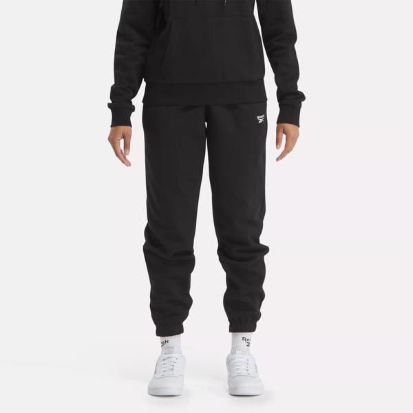 Reebok Identity Small Logo Fleece Joggers - Black