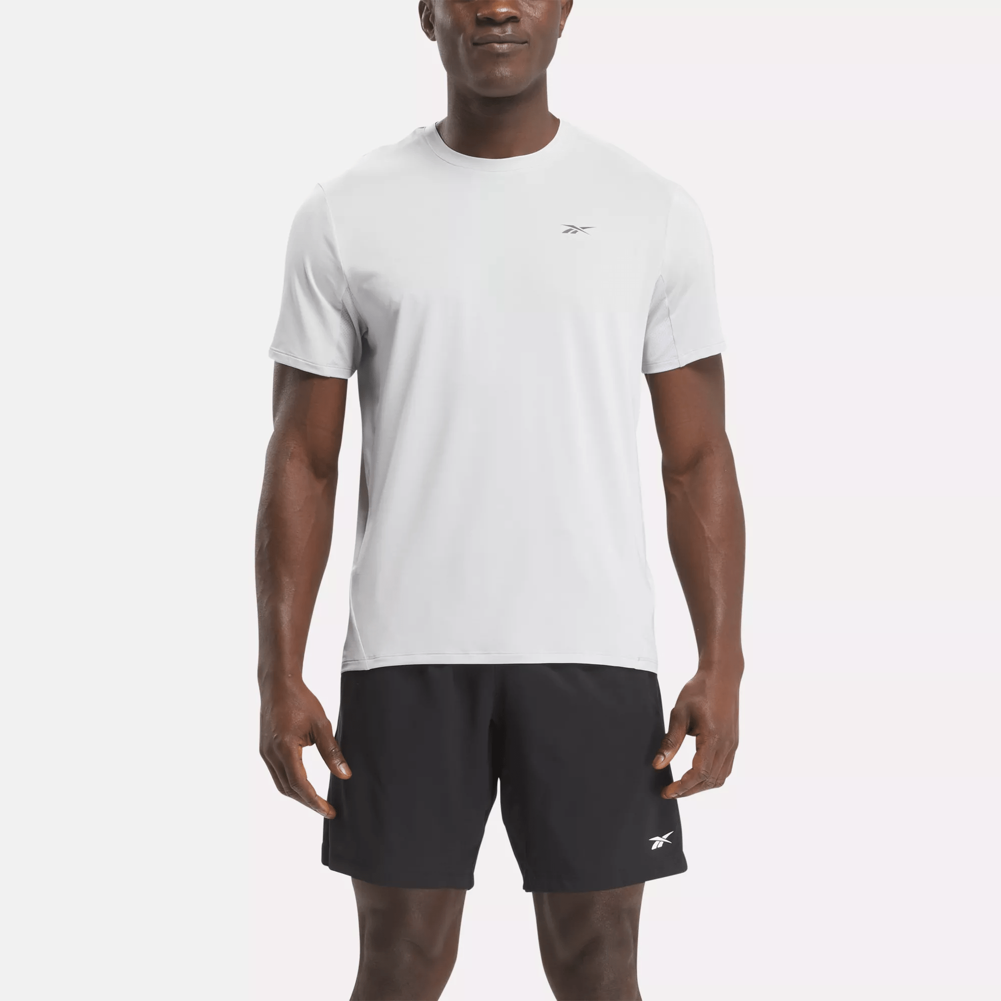 Shop Reebok Men's Rbk-chill Athlete T-shirt 2.0 In Pure Grey 2