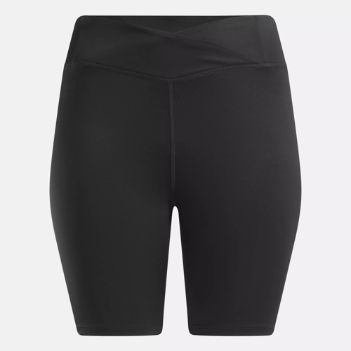 Workout Ready Basic Bike Shorts (Plus Size) - Night Black