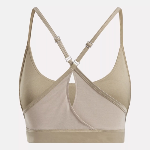 Reebok Lux Modern Safari Strappy Bra XS Black