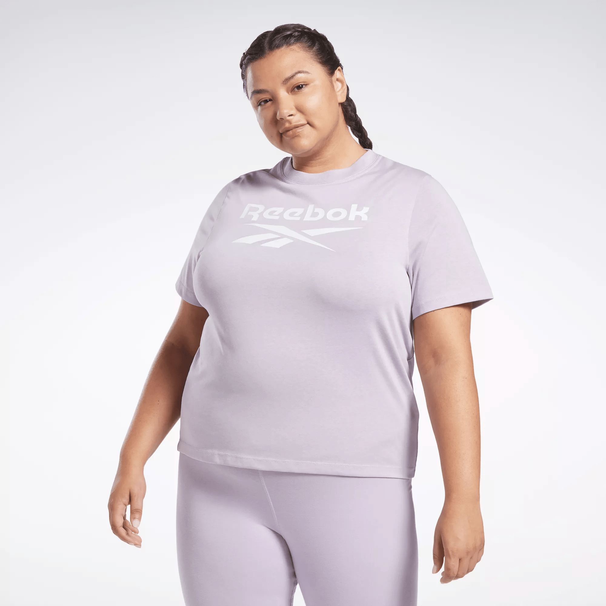 Reebok Women's  Identity T-shirt (plus Size) In Purple