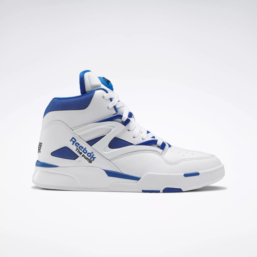 Pump Omni Zone II Shoes - Ftwr White / Vector Blue / Core Black | Reebok