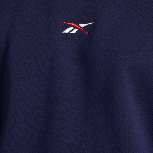 Reebok classics navy vector cheap logo sweatshirt