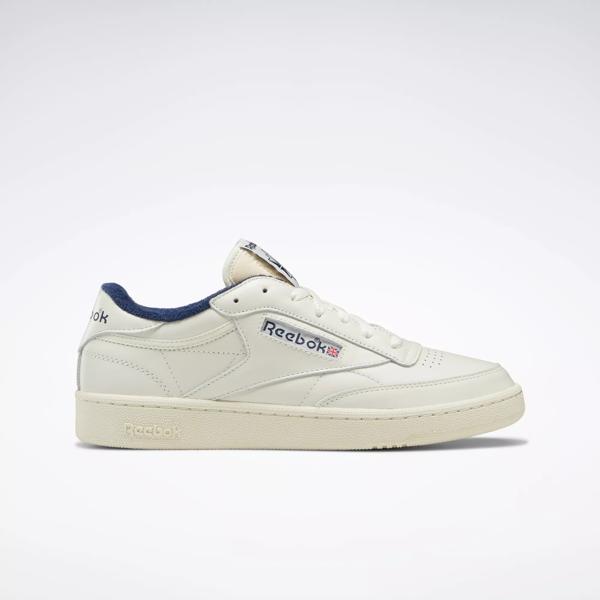 Reebok Men's Club C 85 Vintage Sneakers - White - Size 8.5