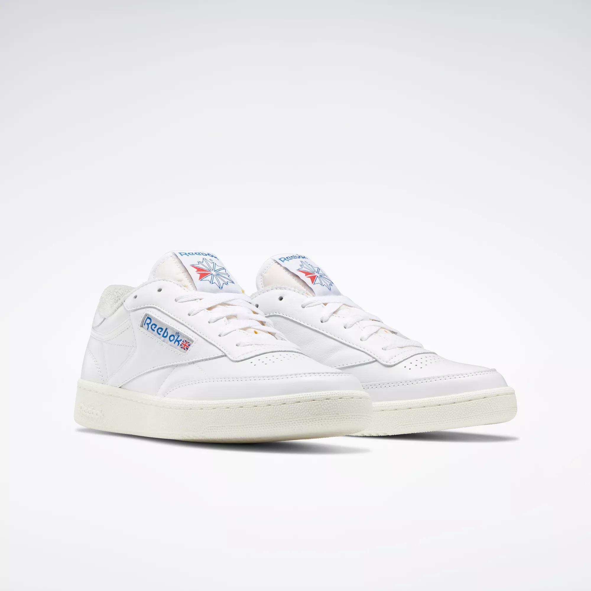 Club C 85 Vintage Shoes - Ftwr White / Chalk / Vector Blue | Reebok