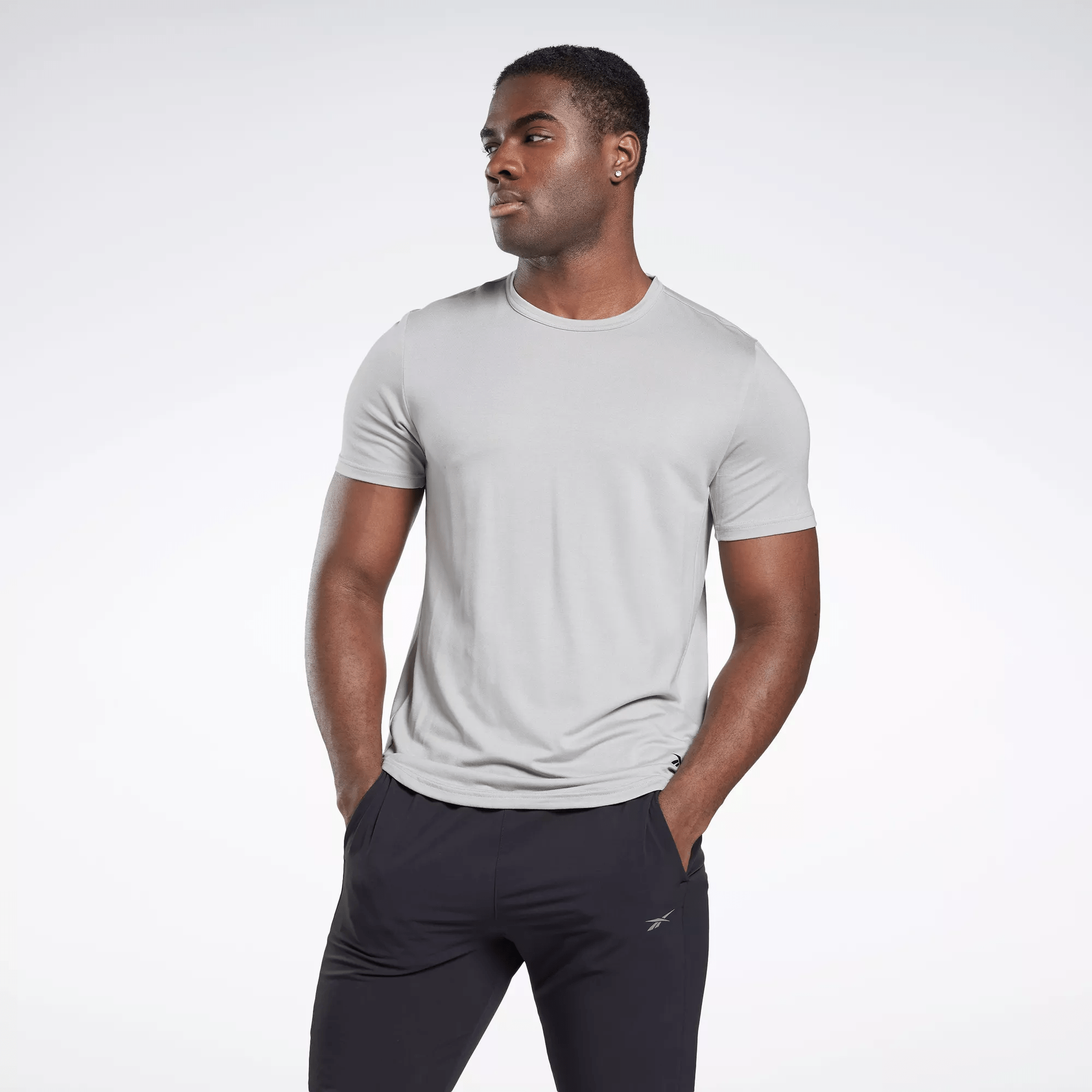 Reebok Men's Activchill+dreamblend T-shirt In Grey