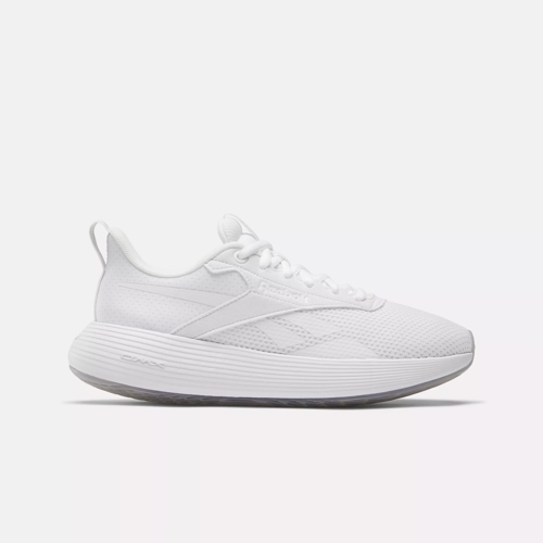 DMX Comfort + Women's Walking Shoes - White White / Fog | Reebok