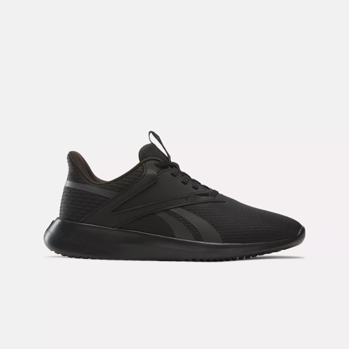 Reebok black training shoes online