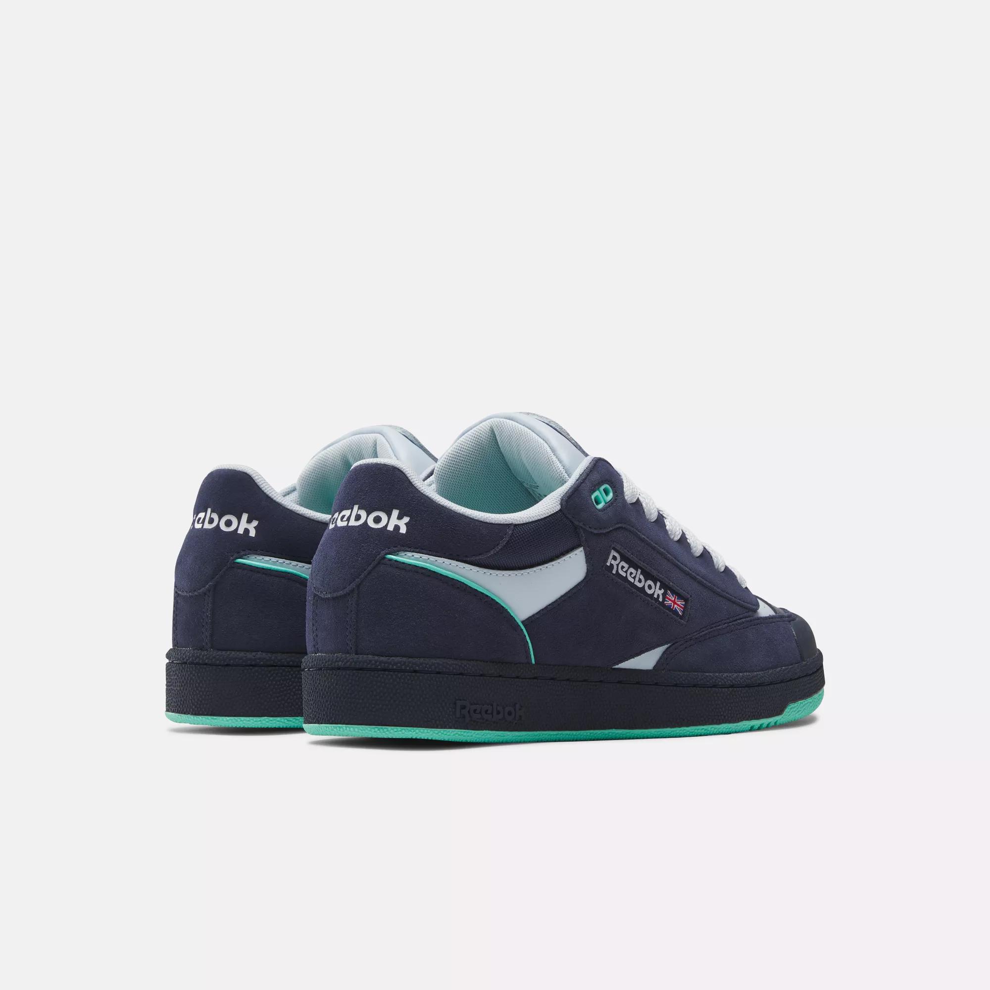 Club C Bulc Shoes - Vector Navy / Feel Good Blue / Cyber Mint | Reebok