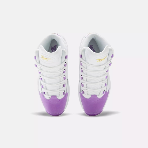 Question Mid Basketball Shoes - Ftwr White / Grape Punch / Always