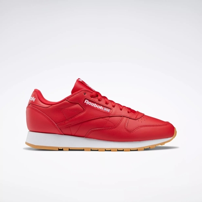 Red suede cheap reebok classics