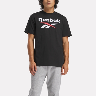 Reebok Identity Big Stacked Logo T-Shirt