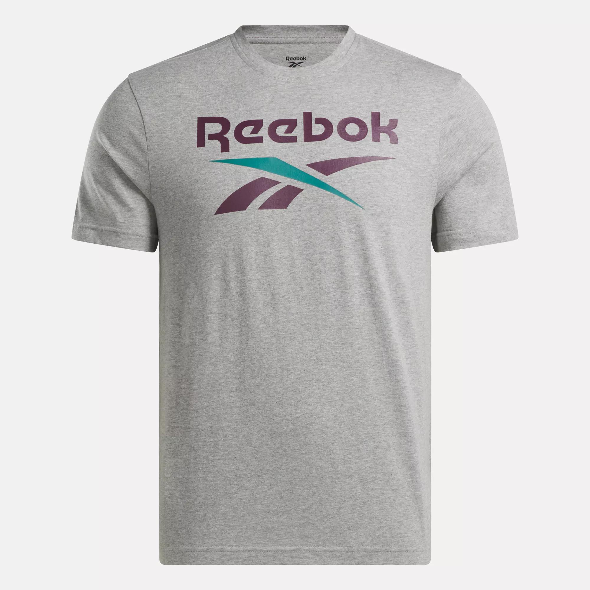 Reebok Identity Big Stacked Logo T-Shirt