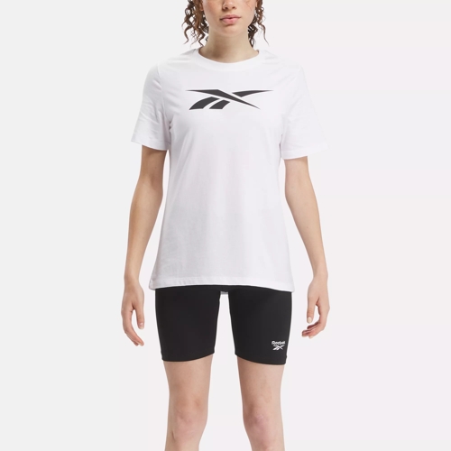 Reebok Women s Vector Graphic Short Sleeve Cotton T Shirt