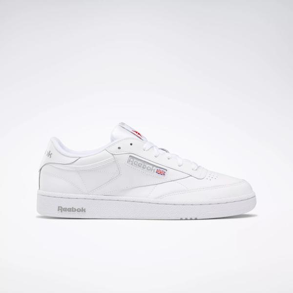 Club C 85 Shoes White / Sheer Grey | Reebok