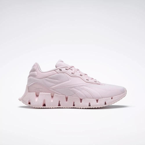 Women's Reebok Zig Dynamica 4 Running Shoes in Pink/White Size 6.5