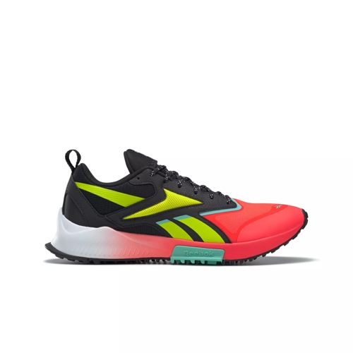 Reducción de precios Remontarse Contribución Lavante Trail 2 Men's Running Shoes - Core Black / Orange Flare / Acid  Yellow | Reebok