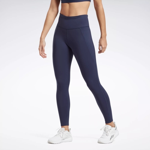 Lux High Rise Leggings Vector Navy Reebok