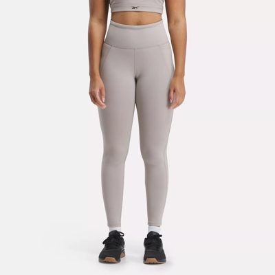 Reebok Lux High-rise Leggings (plus Size) 2x Hoops Blue : Target