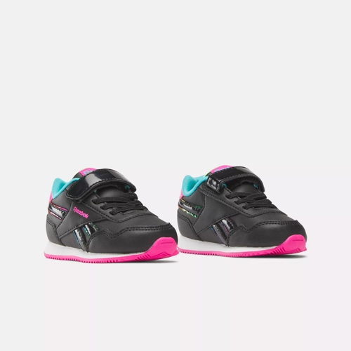 Royal Classic Jogger 3 Shoes - Toddler - Core Black / Laser Pink / Core  Black | Reebok