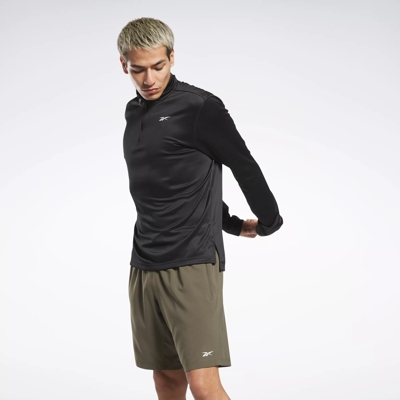 Workout Ready Quarter-Zip Top - Black | Reebok