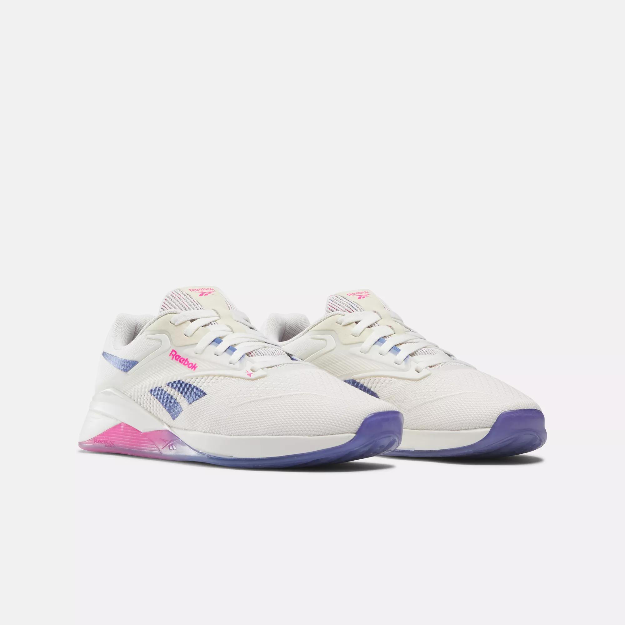 Nano X4 Women's Training Shoes - Chalk / Step Purple / Laser Pink | Reebok