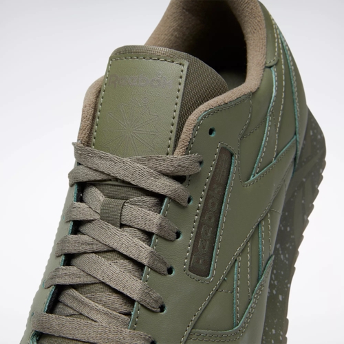 Classic Leather Ripple Shoes - Hunter Green / Pure Grey / Army Green | Reebok