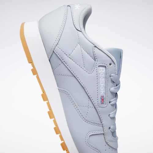 Grey reebok store classics womens