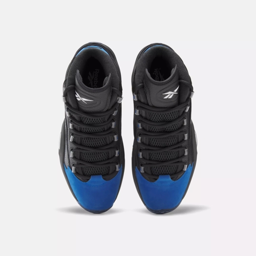 Question Mid Shoes Core Black Vector Blue White Reebok