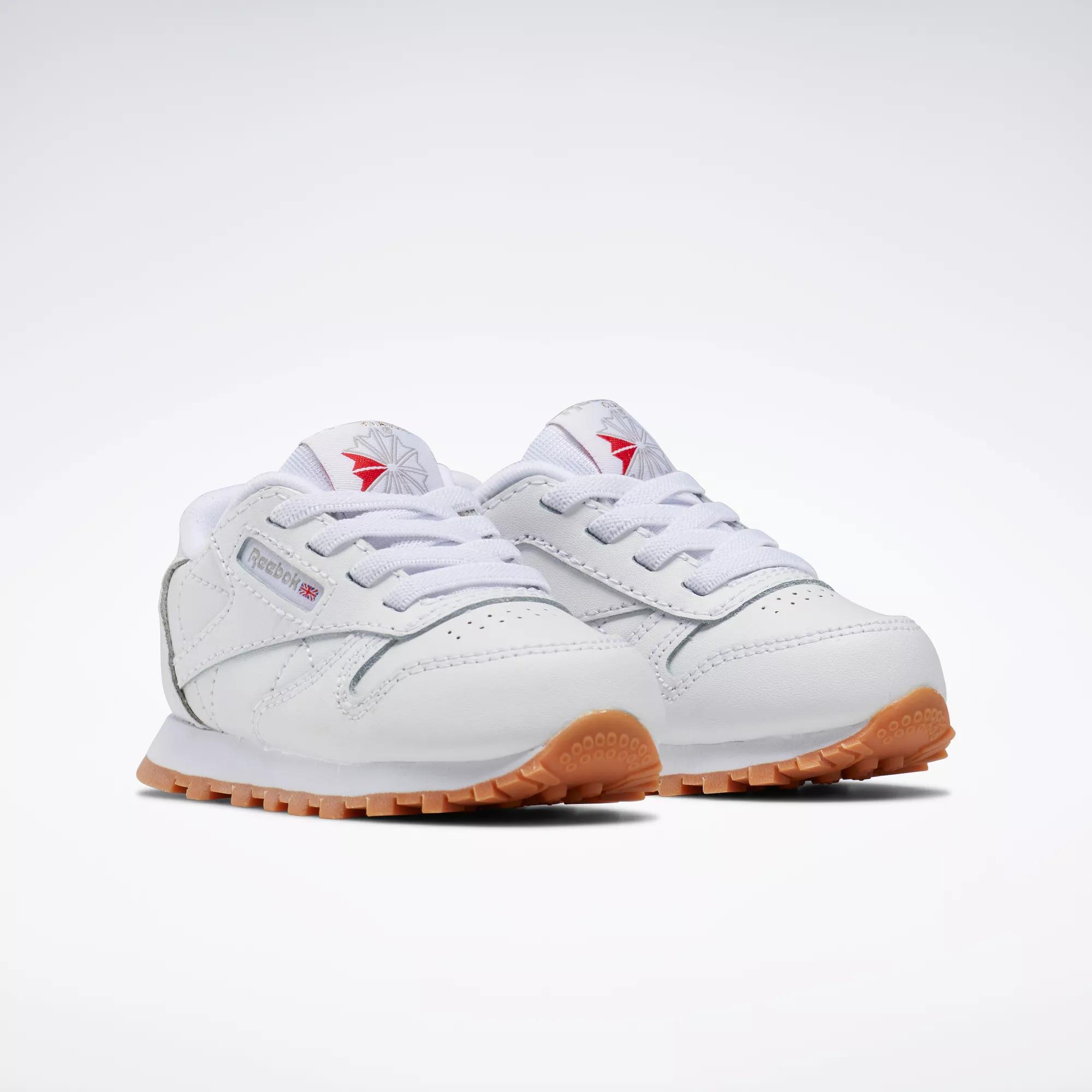 Classic Leather Shoes - Toddler - Ftwr White / Ftwr White / Reebok Rubber  Gum-02 | Reebok