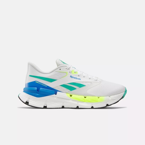 FloatZig Symmetros Shoes White Unleashed Green Kinetic Blue Reebok