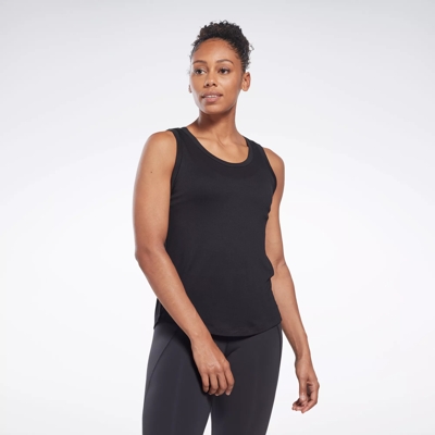 Reebok Apparel Women Reebok Identity Tank Top Black – Reebok Canada