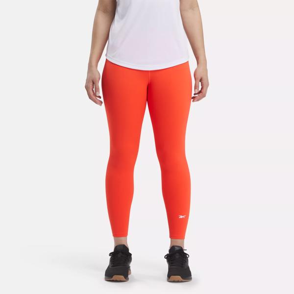 Red reebok leggings on sale