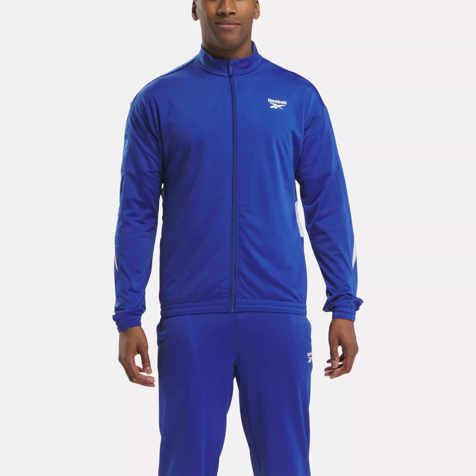 Reebok Men's Identity Vector Knit Track Jacket