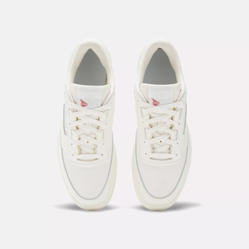 Reebok Club C revenge sneakers in off-white with beige detail