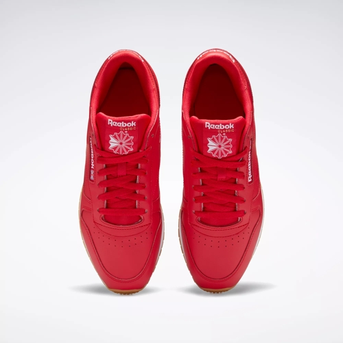 All red best sale reebok sneakers