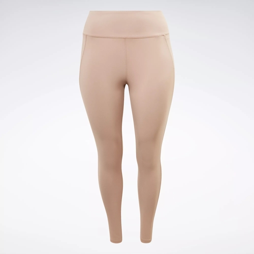 Lux High-Rise Leggings (Plus Size) - Taupe