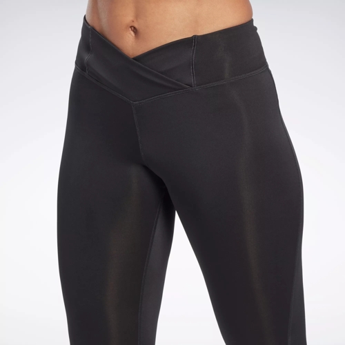 Reebok Workout Ready Basic Capri Tights Womens Athletic Pants Small Night  Black