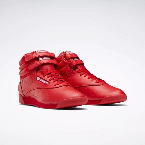 Prohibición fatiga grado Freestyle Hi Women's Shoes - Vector Red / Vector Red / Ftwr White | Reebok