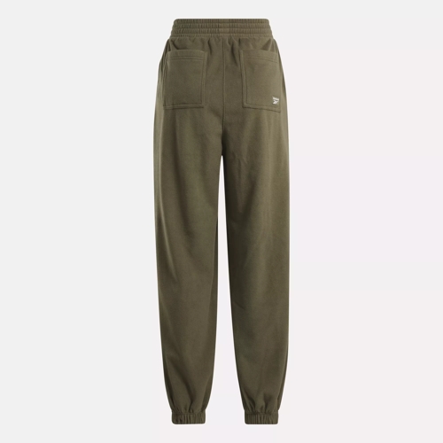 Reebok Identity Logo Leggings in ARMY GREEN