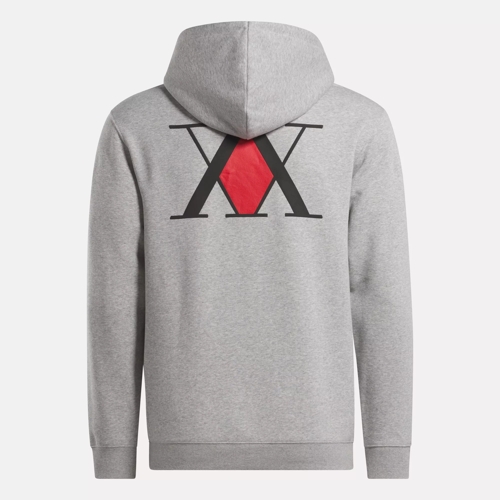 Hunter x Hunter Hoodie Medium Grey Heather Reebok