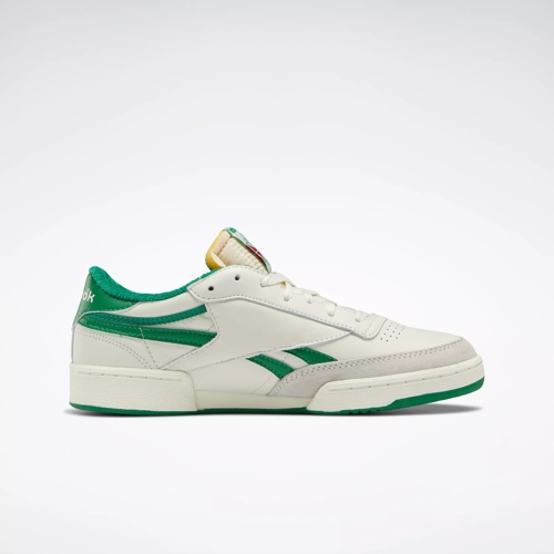 Green and cheap white reebok