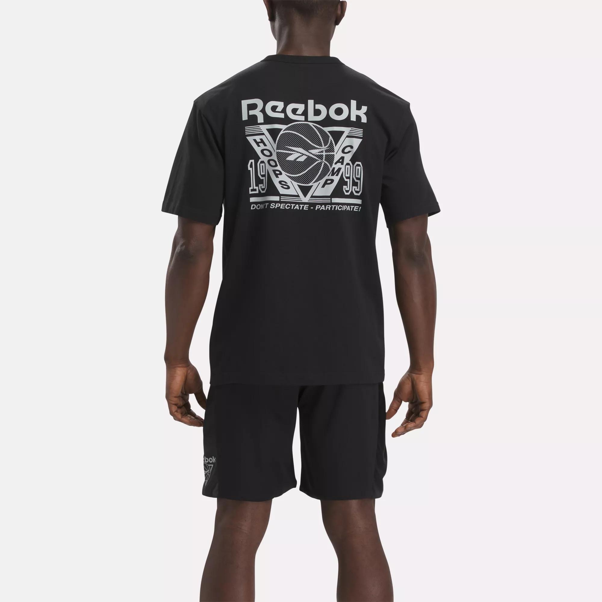 Basketball Seasonal Graphic T-Shirt - Black | Reebok